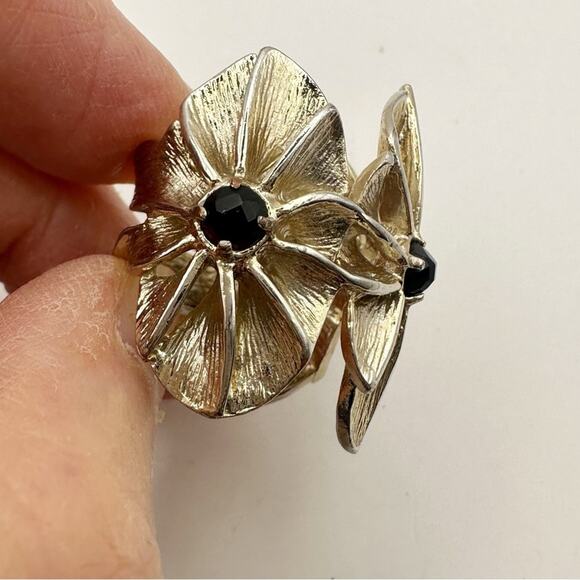 Kendra Scott Ryder Ring Size 6.5 6 1/2 Oversized Chunky Flower Boho Bohemian - Picture 7 of 12